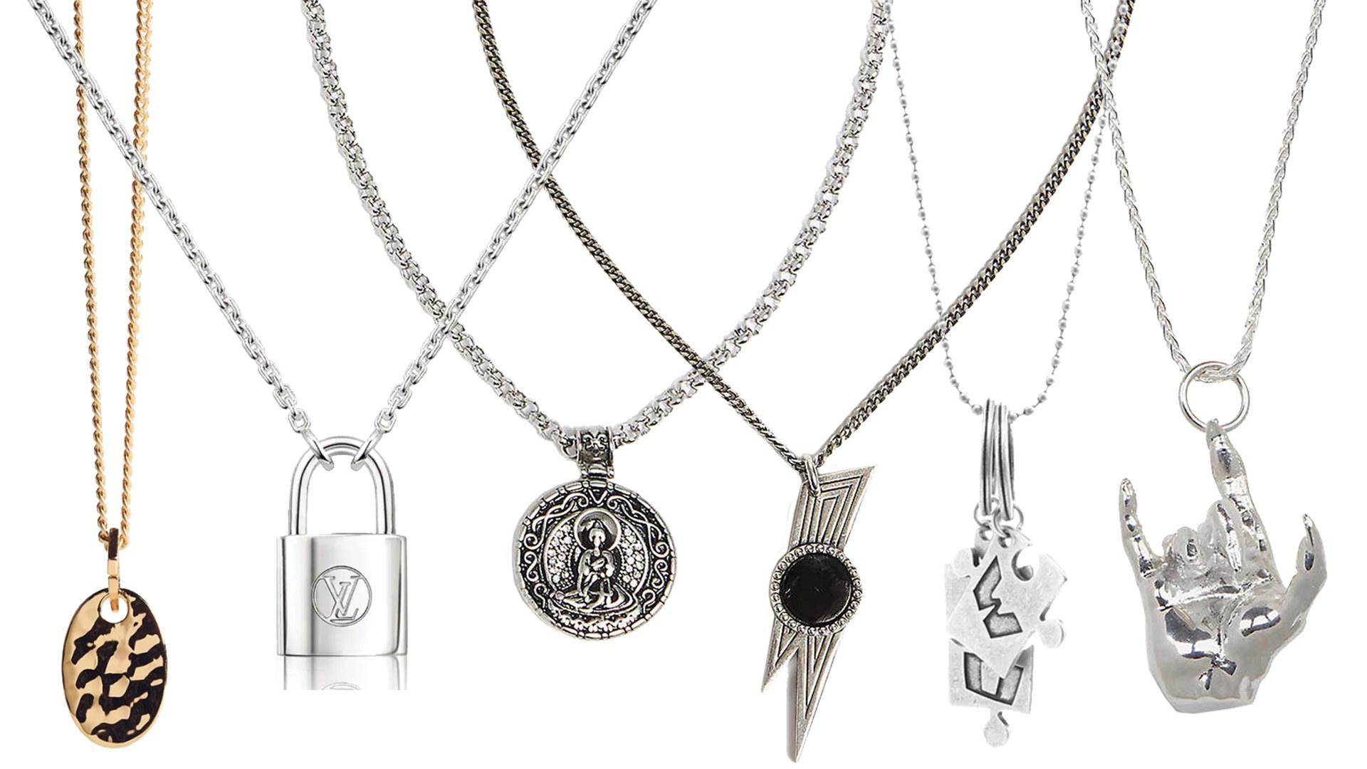 Louis Vuitton 2019 Chains Lettering Necklace - Necklaces