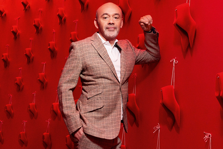 One small step for a shoe designer Christian Louboutin, one giant