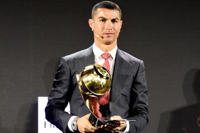 Cristiano Ronaldo Wins Player Of The Century At The Dubai Globe Soccer ...