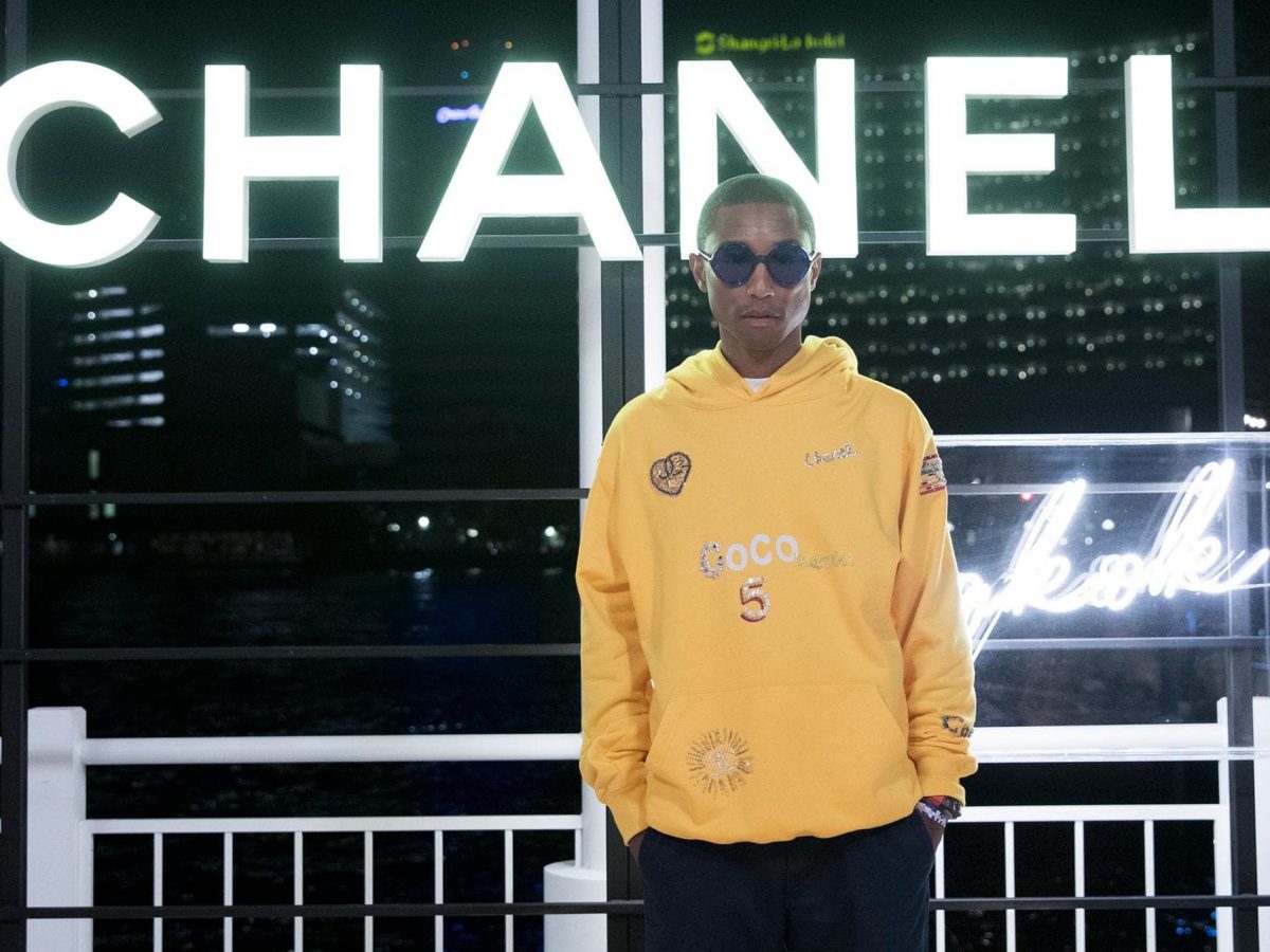 Pharrell Gives Us A Cheeky Glimpse At His Latest Chanel Collaboration