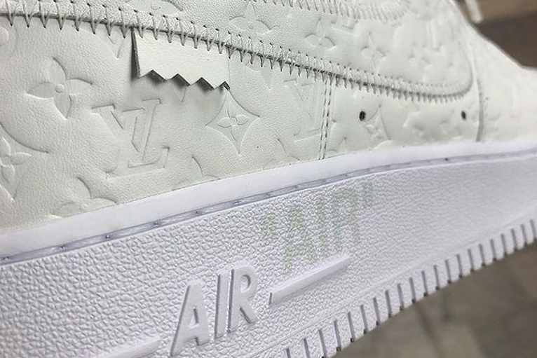 The Louis Vuitton Nike Air Force 1 is the hit of fashion week