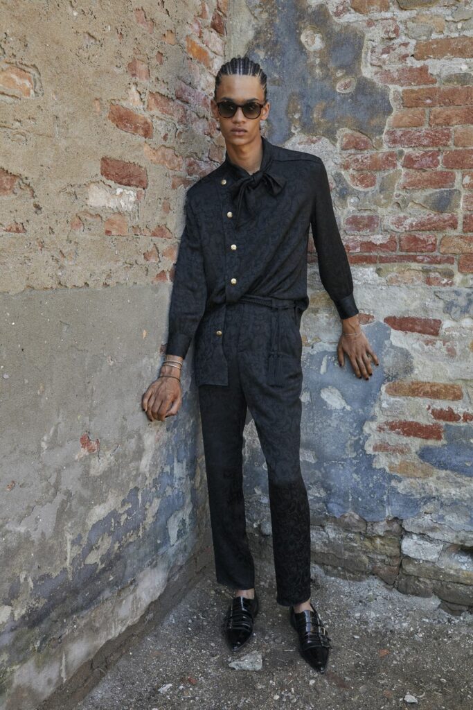 Menswear spring/summer 2022 looks from Saint Laurent and Comme des