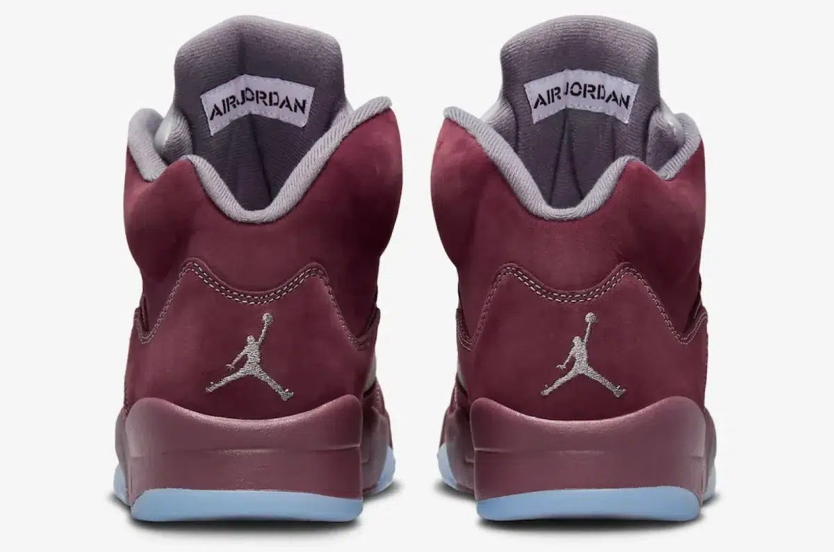 Burgundy on sale jordans 5