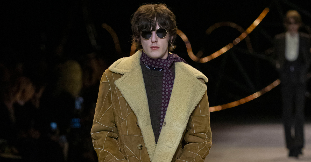 Hedi Slimane S Fw20 Celine Show Retro But Not Kitsch Gq Middle East