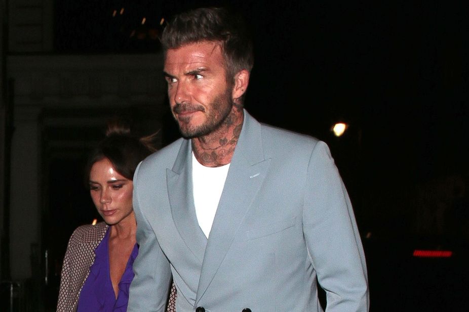 David Beckham gives you a masterclass in relaxed suiting